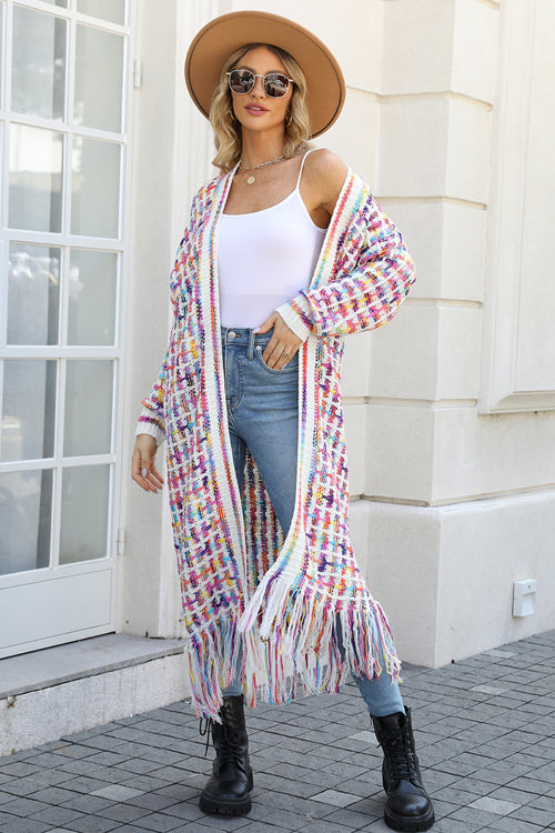 What You See Colorful Tassel Knit Cardigan - 3 Colors