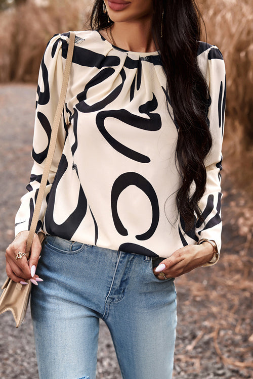 Out For The Day Print Long Sleeve Top - 4 Colors