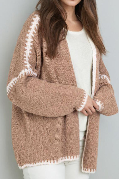 Easy Introductions Knit Cardigan Sweater - 7 Colors