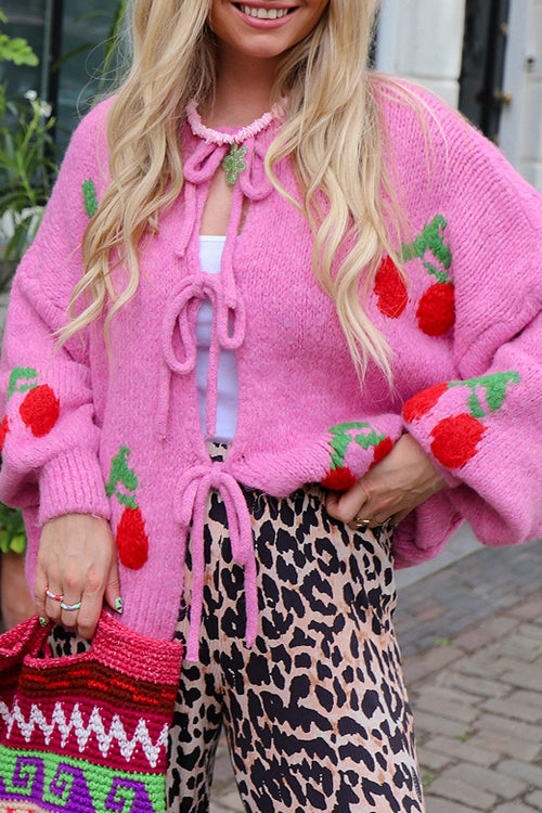 All For The Best Strawberry Knit Cardigan Sweater - 5 Colors