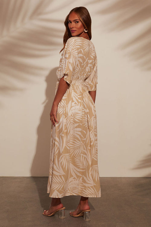 Mykonos Mood V-Neck Printed Maxi Dress - 3 Colors