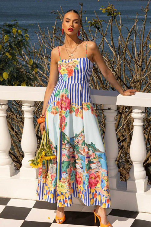My Love Story Printed Maxi Dress