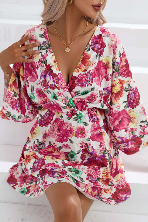 Love Boldly Floral Print Mini Dress - 3 Colors