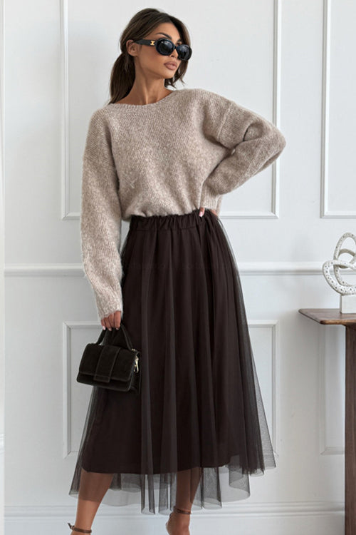 Cozy Sweetness Leopard Tie-Back Knit Sweater - 2 Colors