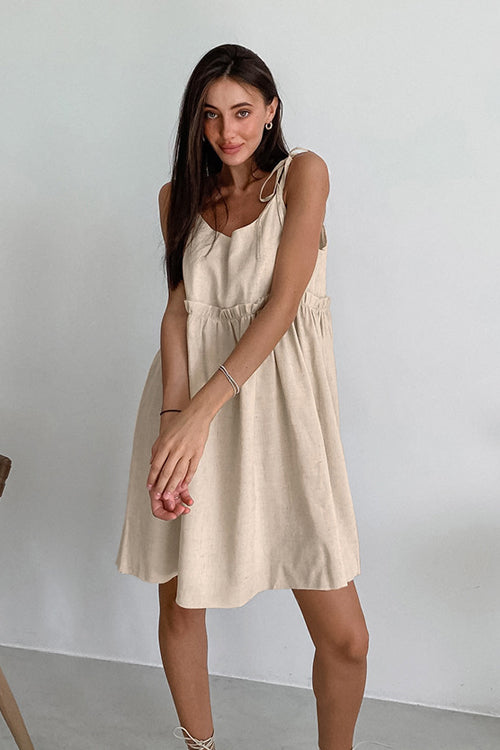 This Time Cotton Sleeveless Mini Dress - 3 Colors