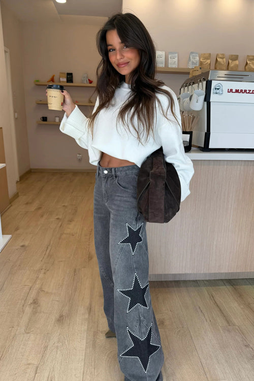 Cooper Super Stretch Stars Wide Leg Jeans - 4 Colors