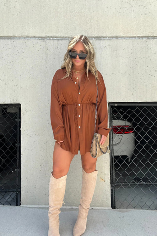 Precious Impression Long Sleeve Romper Dress - 2 Colors