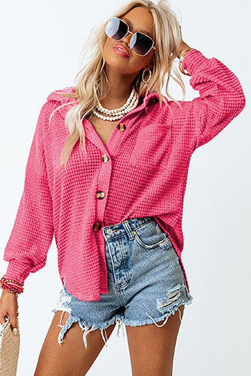 Keep It Up Button Down Long Sleeve Shacket - 9 Colors