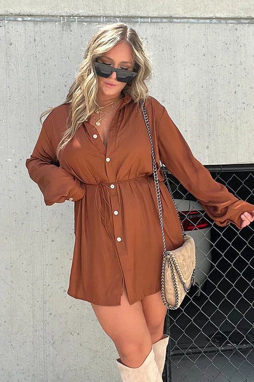 Precious Impression Long Sleeve Romper Dress - 2 Colors