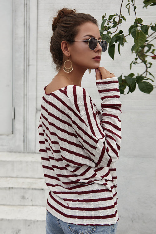 Dreaming of Vacay Striped Button-Up Top - 4 Colors