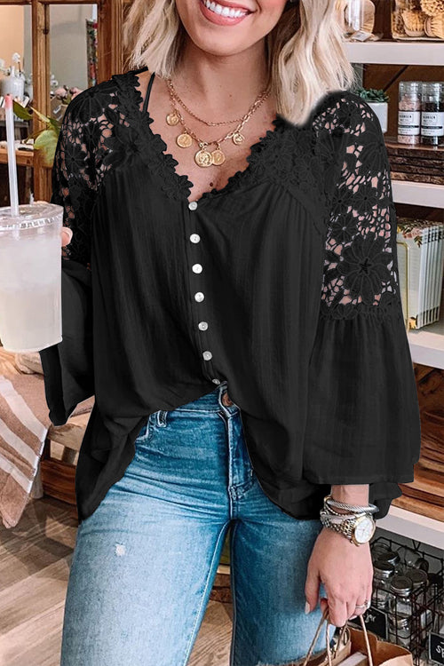 Dream Date Lace Embroidery Top - 3 Colors