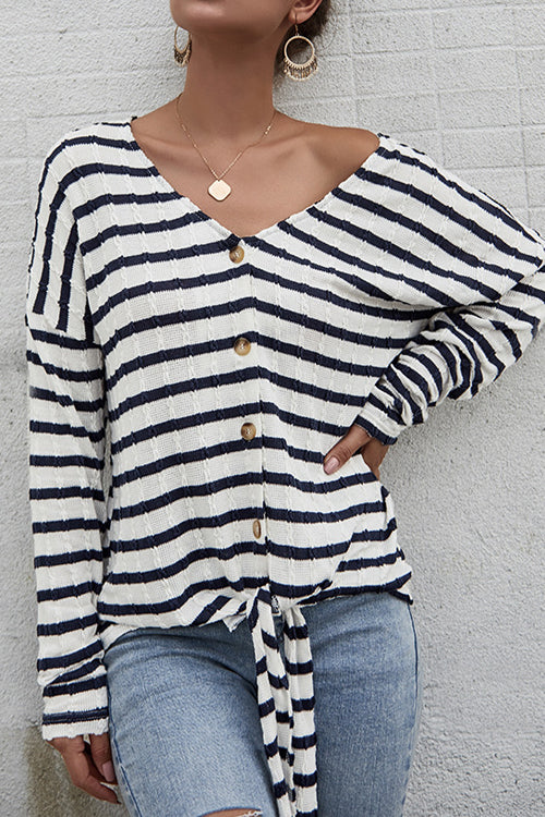 Dreaming of Vacay Striped Button-Up Top - 4 Colors