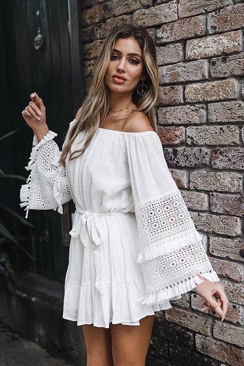 tassel lace dress CUPSHE Women's Maxi Dresses V Neck Sleeveless Lace Tassel Smocked Waist Cover Up Beach Formal Long Dress Red, S at Amazon Women's Clothing store