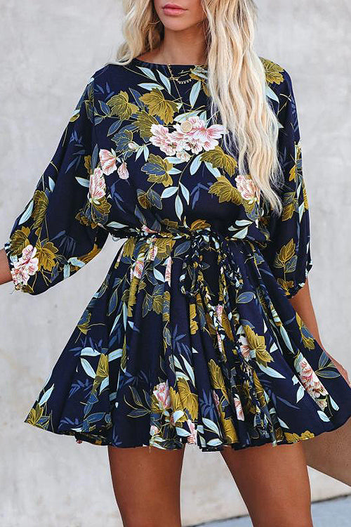 darlin' daisy embroidered mini dress Darlin' Daisy Embroidered Mini Dress