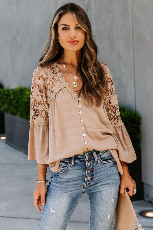 Dream Date Lace Embroidery Top - 3 Colors