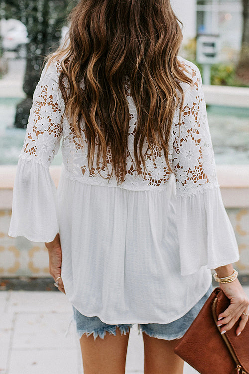 Dream Date Lace Embroidery Top - 3 Colors