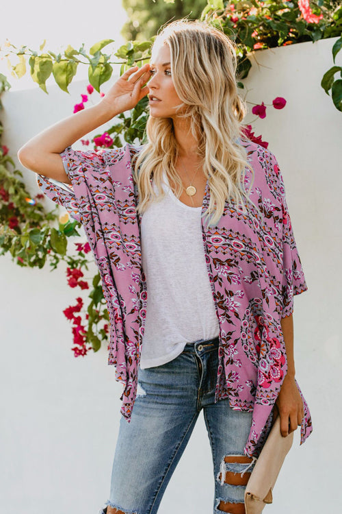 Lucky Break Boho Print Duster - 4 Colors