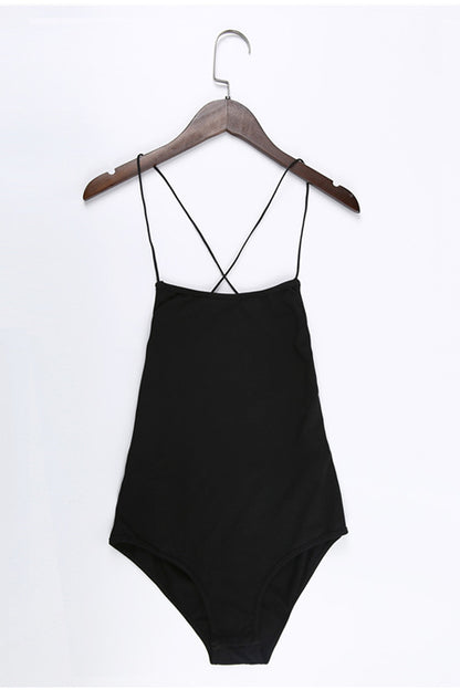 Cross-back Spaghetti Lingerie