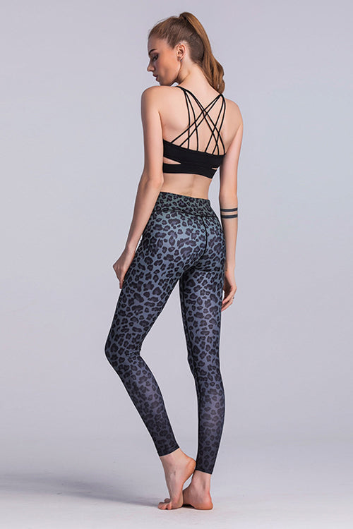 Yoga Leopard Print Leggings