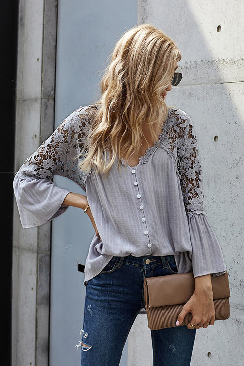 Dream Date Lace Embroidery Top - 3 Colors