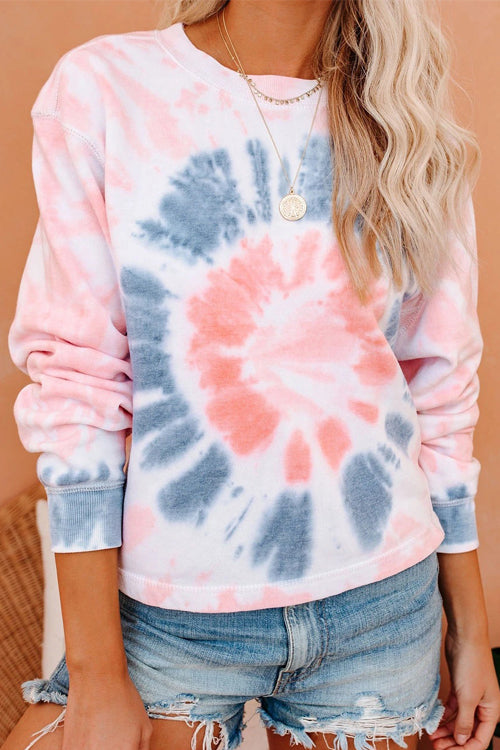 Good Luck Tie-Dye Long Sleeve Top