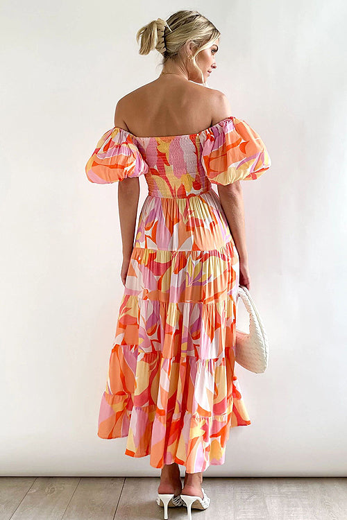 darling daylily black floral print high low maxi dress melissalynn_stealmylooks on LTK