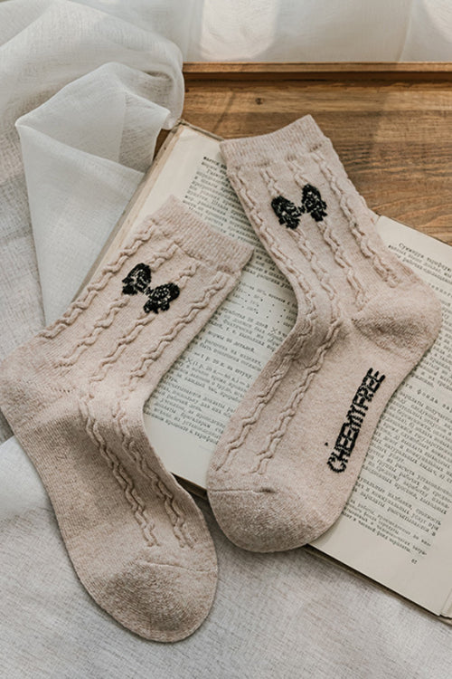 Vintage Girl Cotton Socks
