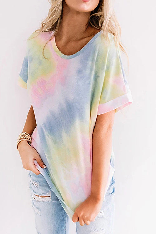 Gotta Have It Tie-Dye Print Short Sleeve Tee