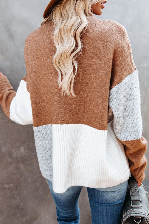Stay Comfy High-Neck Knit Sweater