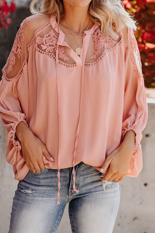 My Sweet Love Floral Embroidery Shirt - 3 Colors