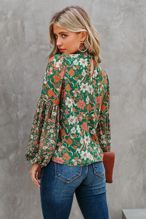 Vacay Dreams Floral Print Smocked Top - 2 Colors