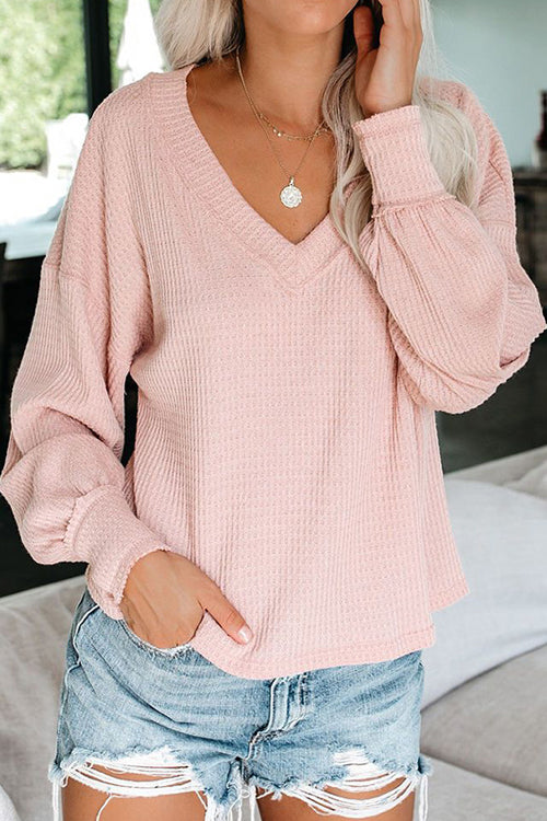 My Darling V-Neck Knit Top - 3 Colors