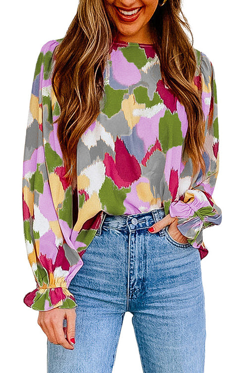 Under The Lights Boho Printed Top - 4 Colors