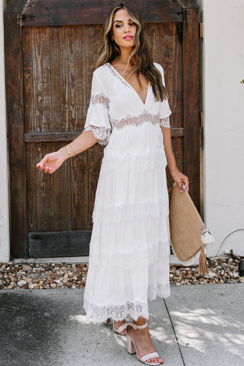 Love And Affection Lace Maxi Dress - 3 Colors