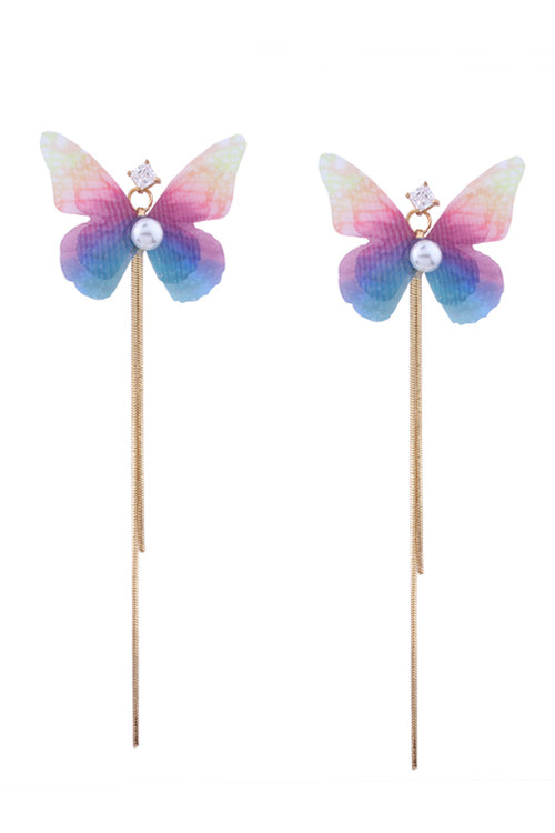 Rhinestones Butterfly Elegant Earrings
