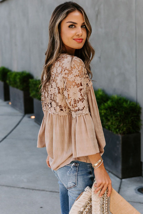 Dream Date Lace Embroidery Top - 3 Colors