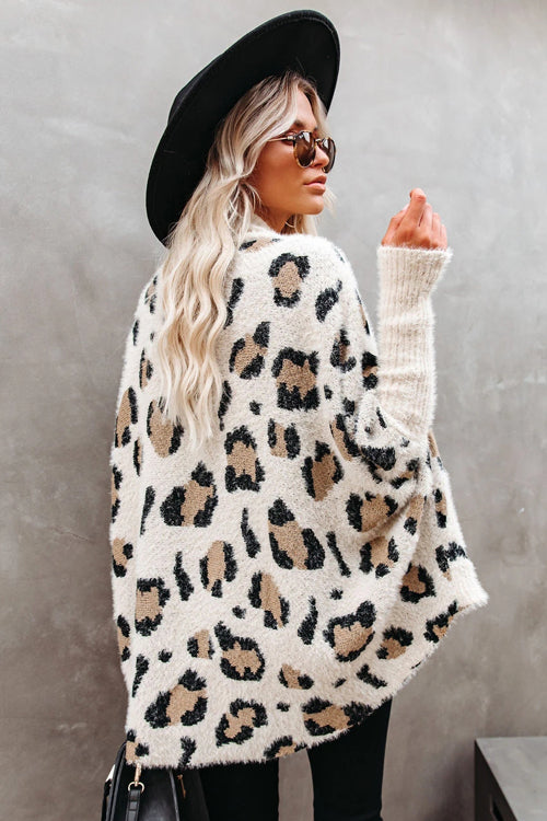 Cozy Perfection Leopard Knit Cardigan