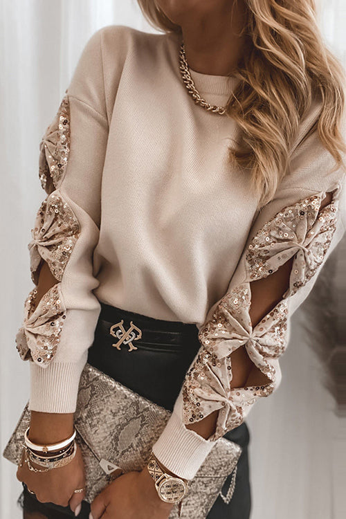 Chic And Cozy Sequin Long Sleeve Sweater - 3 Colors