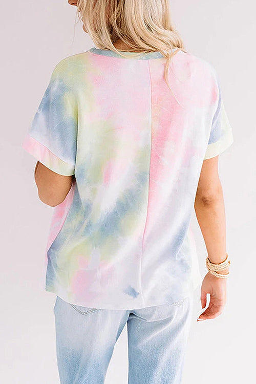 Gotta Have It Tie-Dye Print Short Sleeve Tee