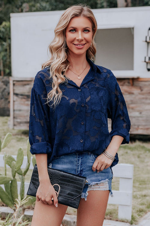 Mind On Sunshine Floral Long Sleeve Top