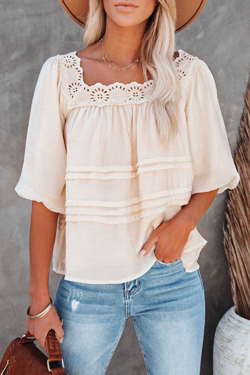 Fresh Outlook Lace Princess Top