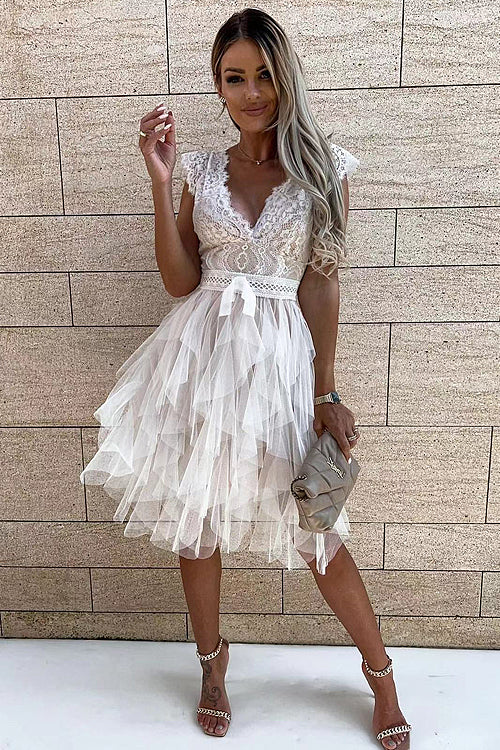 Absolutely Stunning Lace Mini Dress - 3 Colors
