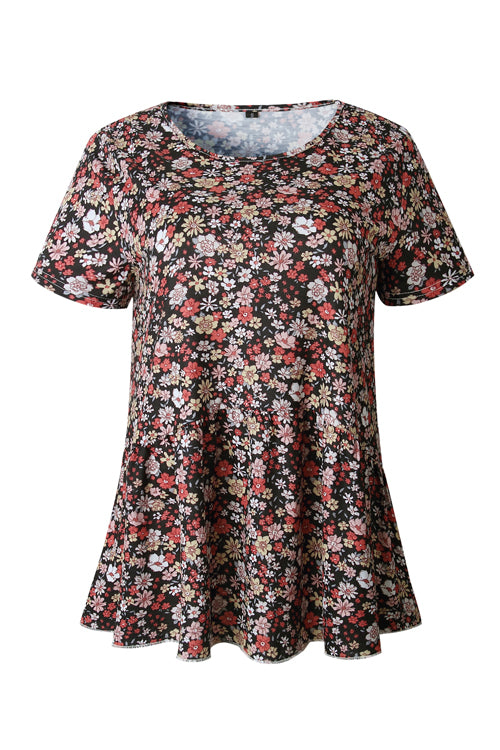 Pleasant Surprise Floral Print Tee - 4 Colors