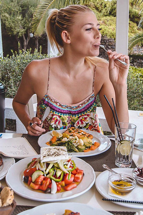 Spaghetti Boho Beach Maxi Dress