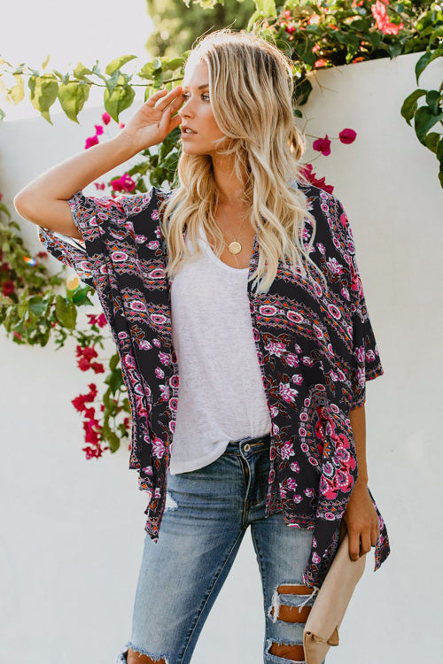 Lucky Break Boho Print Duster - 4 Colors