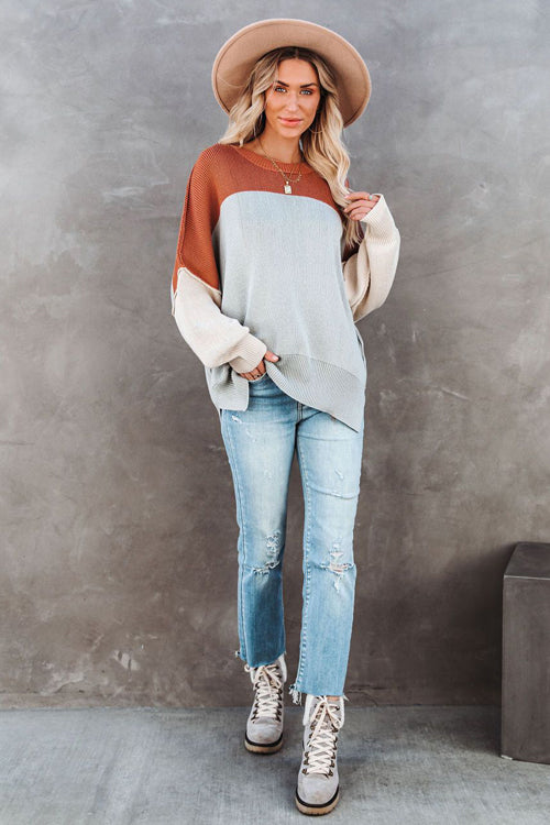 More Than Love Drop Shoulder Knit Sweater