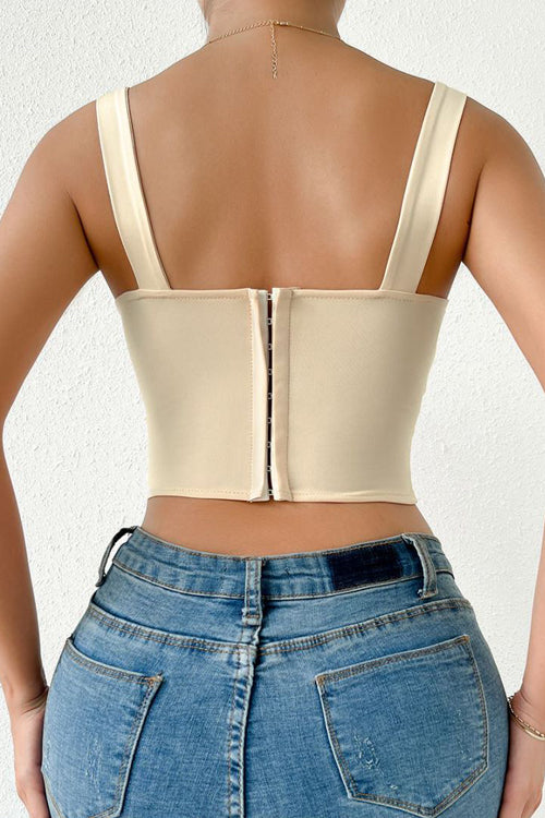 Such a Sweetheart Strap Bustier Corset Crop Top