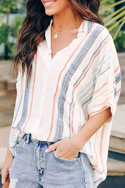 Better with You Colorful Stripe Shirt - 3 Colors