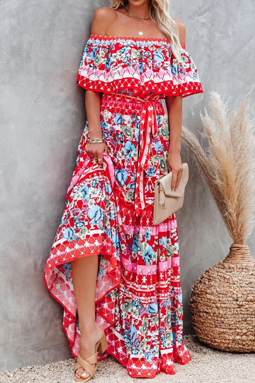 Lost In The Moment Boho Print Maxi Dress - 4 Colors