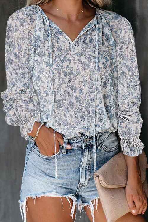 Crush On You Floral Printed Top - 4 Colors